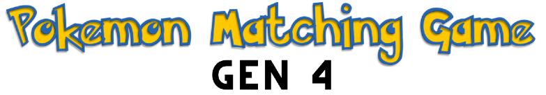 Pokemon Matching Game