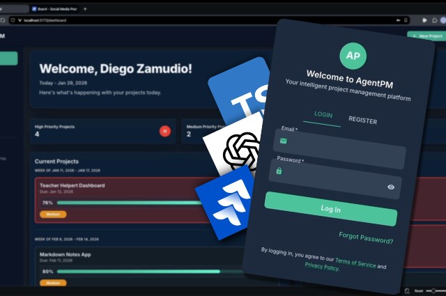 Screenshot of AgentPM project